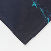 Een Abstracte kijk op de kerstboom Fleece Deken (Hoek)