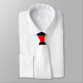 Een abstracte kunstdas in Mondrian-stijl Stropdas (Gebonden)