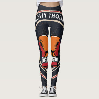 Een abstracte, minimalistische, eenvoudige logo vo leggings