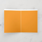 Een abstracte mix van levendig sinaasappel, rood e folie wenskaart (Binnenlaag)