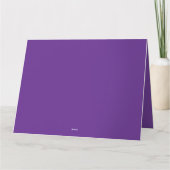 Een abstracte mix van levendige paarse en roze tin kaart (Achterkant)