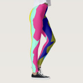 Een  abstracte "Ratti_Creative_Arts" Leggings (Rechts)