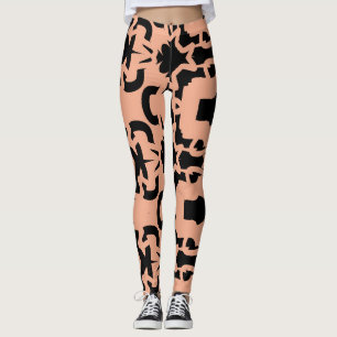 Een abstracte "Ratti_Creative_Arts" Leggings