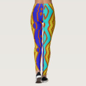 Een abstracte "Ratti_Creative_Arts" Leggings (Achterkant)