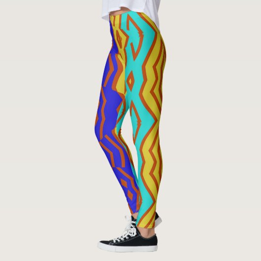 Een abstracte "Ratti_Creative_Arts" Leggings (Links)