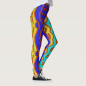 Een abstracte "Ratti_Creative_Arts" Leggings (Rechts)