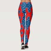 Een  abstracte "Ratti_Creative_Arts" Leggings (Achterkant)