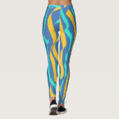 Een abstracte "Ratti_Creative_Arts" Leggings (Achterkant)