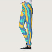 Een abstracte "Ratti_Creative_Arts" Leggings (Links)