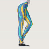 Een abstracte "Ratti_Creative_Arts" Leggings (Rechts)