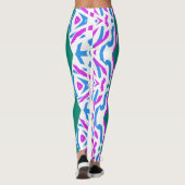 Een abstracte "Ratti_Creative_Arts" Leggings (Achterkant)