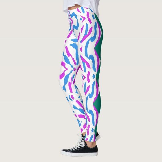 Een  abstracte "Ratti_Creative_Arts" Leggings (Links)