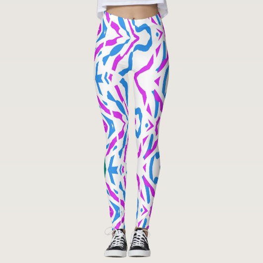 Een abstracte "Ratti_Creative_Arts" Leggings (Voorkant)