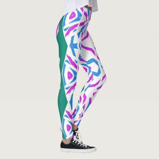Een  abstracte "Ratti_Creative_Arts" Leggings (Rechts)
