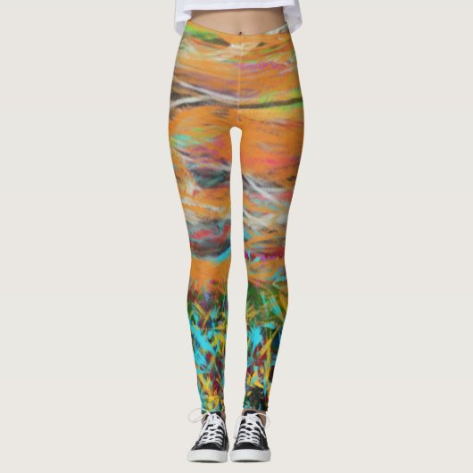 Een Abstracte realiteit Leggings van JP's Artsy Wa (Voorkant)