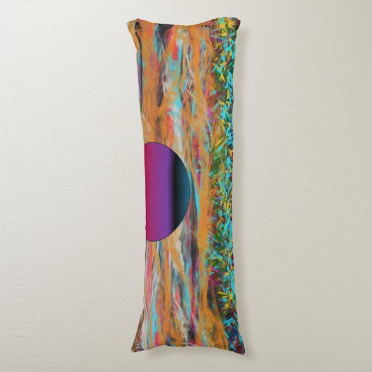 Een Abstracte realiteit lichaamskussen (Voorkant Verticaal)