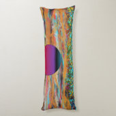 Een Abstracte realiteit lichaamskussen (Achterkant (Verticaal))