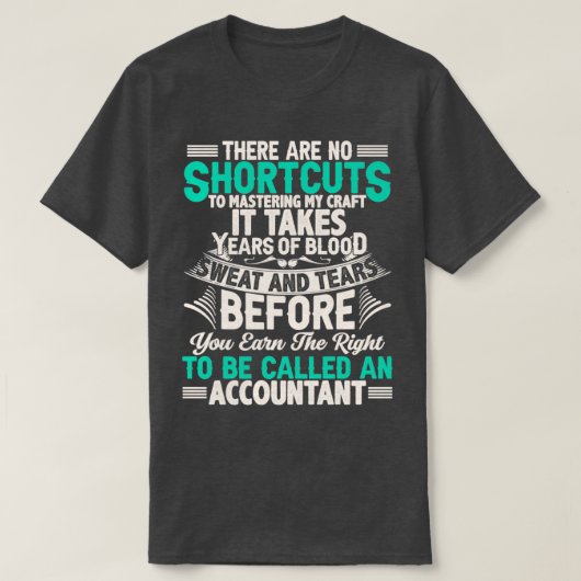 Een accountantskantoor voor het maken van een cade t-shirt (Design voorkant)