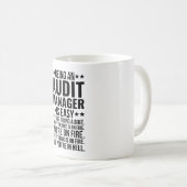 Een accountmanager zijn is eenvoudig. koffiemok (Voorkant rechts)