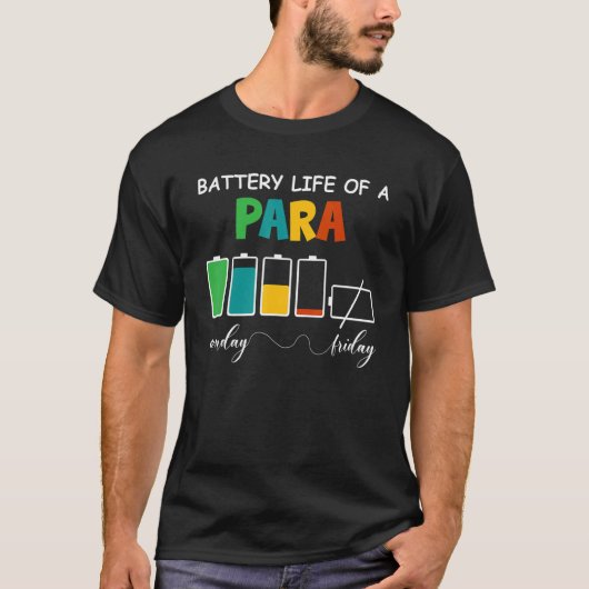 Een accuduur van ParaProfessional ParaEducator AP T-shirt (Voorkant)