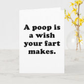 Een achterschip is een Wens Uw Fart maakt Kaart (Gele Bloem)
