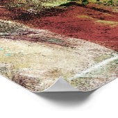 Een achterste uitzicht van een vrouw met een zwaar poster (Hoek)