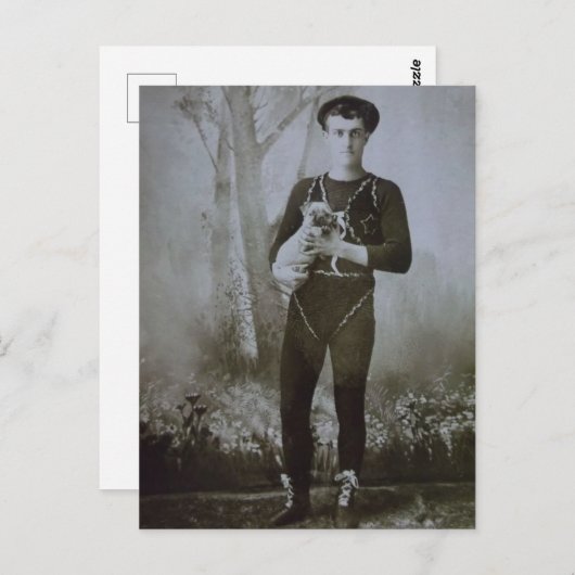 Een Acrobat en zijn hond Briefkaart (Voorkant / Achterkant)