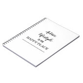 Een actieve levensstijl is mijn gelukkige plek notitieboek (Linkerzijde)