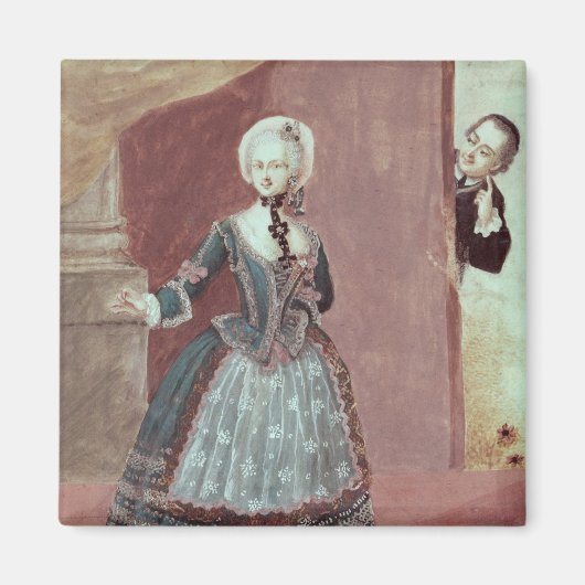 Een actrice in de Rol van Rosine Magneet (Voorkant)