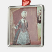 Een actrice in de Rol van Rosine Metalen Ornament (Links)