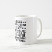 Een acupuncturist zijn is makkelijk, het is alsof koffiemok (Voorkant rechts)