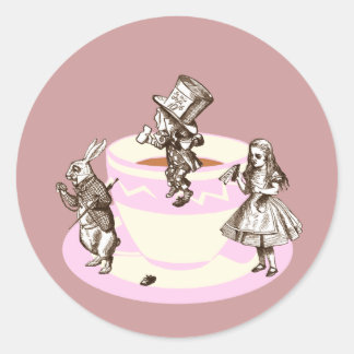 Een ad-hocgroep ronde sticker