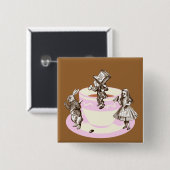 Een ad-hocgroep vierkante button 5,1 cm (Voorkant /achterkant)