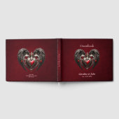 Een adembenemend gotisch hart gastenboek (Volledig)