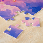 Een adembenemende fantastische vogel legpuzzel (Zijkant)