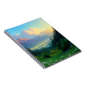 Een adembenemende groene vallei notitieboek (Rechterzijde)