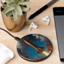 Een adembenemende Retro Fusion raket lancering