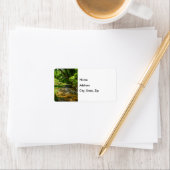 Een Adresetiket voor het maken van een land Etiket (Insitu)