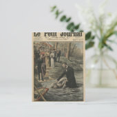 Een adventistendoopsel in La Marne Briefkaart (Staand voorkant)