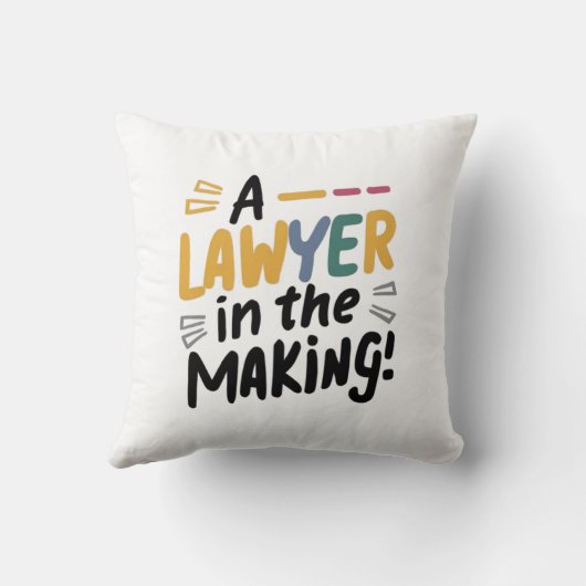 Een advocaat in wording kussen (Achterkant)