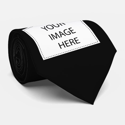 Eén Afbeelding aangepast Stropdas (Opgerold)