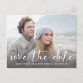 Een Afbeelding bruiloft Save the Date Briefkaart (Voorkant)