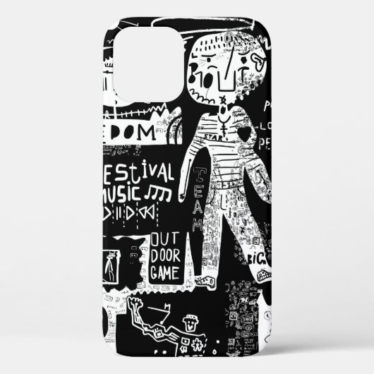Een afbeelding dat een verscheidenheid van symbole Case-Mate iPhone case (Achterkant)