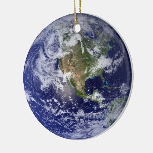 Een Afbeelding op Aarde Keramisch Ornament (Links)