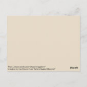 Een Afbeelding pijn Briefkaart (Achterkant)