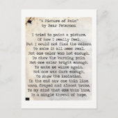 Een Afbeelding pijn Briefkaart (Voorkant)