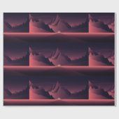 Een afbeelding van de bergzonsondergang cadeaupapier (Vlak)