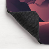 Een afbeelding van de bergzonsondergang muismat (Hoek)