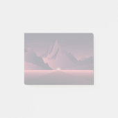 Een afbeelding van de bergzonsondergang post-it® notes (Voorkant)