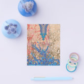 Een afbeelding van een blauw en beige sjaal flyer (Enkel)
